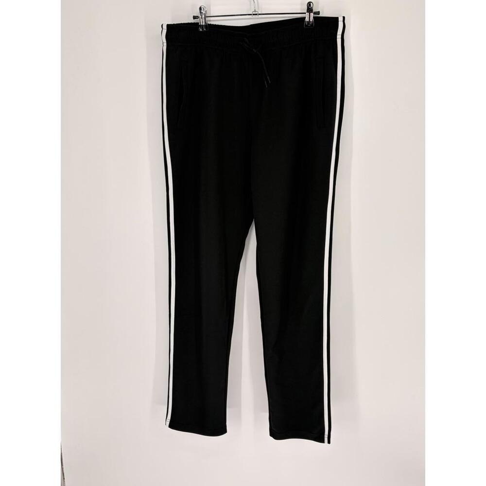 Sports Essentials Black Track Pants Slim Fit 2XL Polyester Spandex